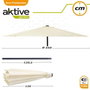 Parapluie Aktive Crème Ø 250 cm 250 x 235 x 250 cm