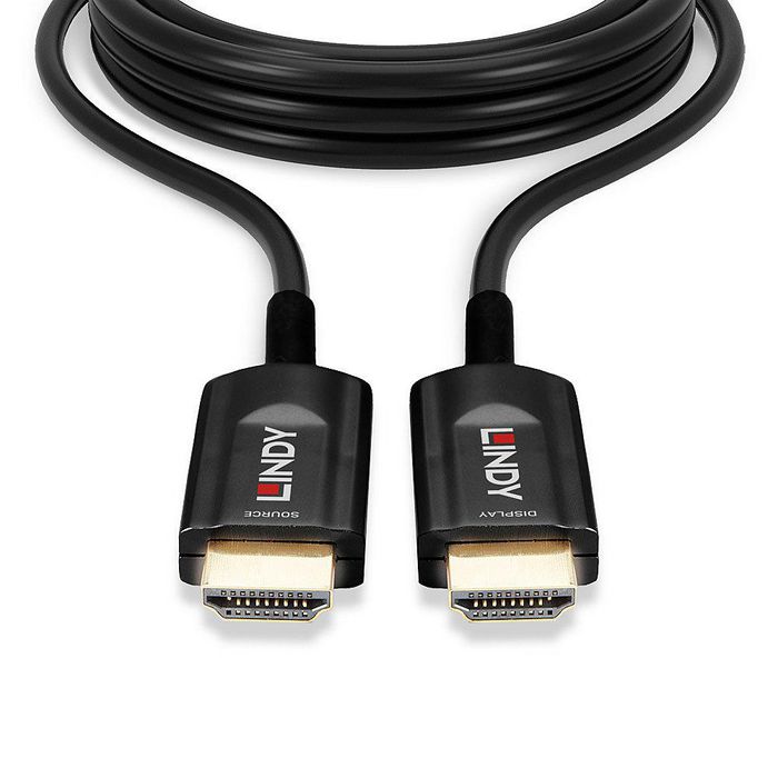 Lindy Câble HDMI 8K60 Ultra High Speed hybride fibre optique, 20m Lindy Câble HDMI 8K60 Ultra High Speed hybride fibre optique, 20m