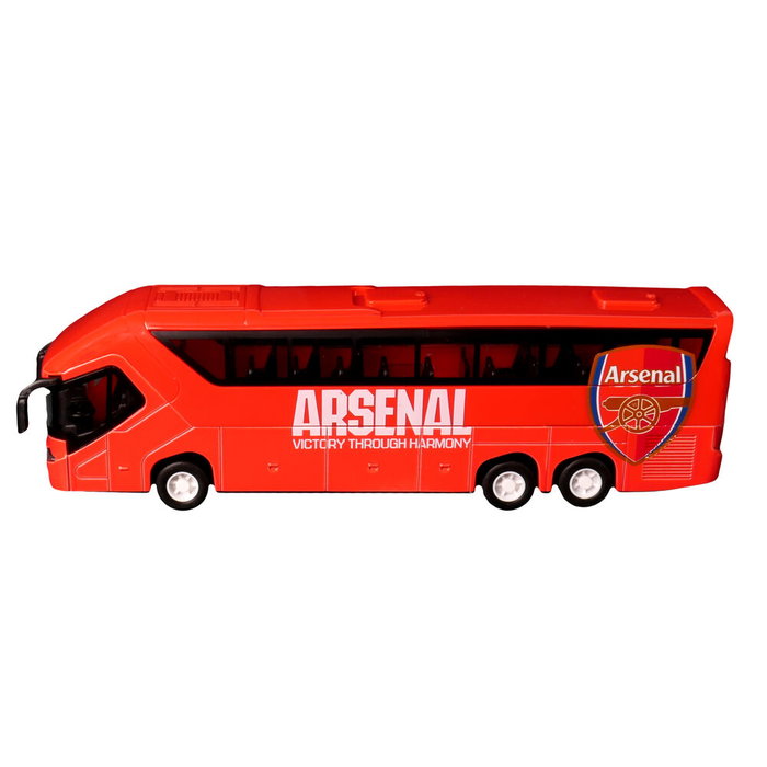BANBO TOYS Bus Jouet Arsenal avec Aperture de Portes et Retrofriction - Modèle 1:50 - Jouet pour Enfant 3 Ans et Plus BANBO TOYS Bus Jouet Arsenal avec Aperture de Portes et Retrofriction - Modèle 1:50 - Jouet pour Enfant 3 Ans et Plus