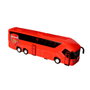 BANBO TOYS Bus Jouet Arsenal avec Aperture de Portes et Retrofriction - Modèle 1:50 - Jouet pour Enfant 3 Ans et Plus