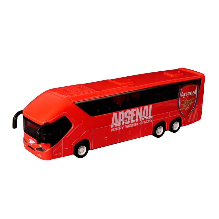 BANBO TOYS Bus Jouet Arsenal avec Aperture de Portes et Retrofriction - Modèle 1:50 - Jouet pour Enfant 3 Ans et Plus BANBO TOYS Bus Jouet Arsenal avec Aperture de Portes et Retrofriction - Modèle 1:50 - Jouet pour Enfant 3 Ans et Plus