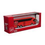 BANBO TOYS Bus Jouet Arsenal avec Aperture de Portes et Retrofriction - Modèle 1:50 - Jouet pour Enfant 3 Ans et Plus