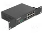 DELOCK Switch Ethernet 8 ports RJ45 et 1 port SFP, Noir