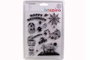 Innspiro Set de tampons acryliques Happy Halloween 14x18cm