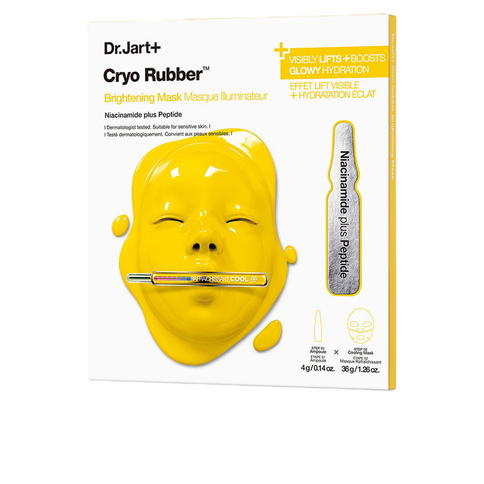 Dr.Jart+ Masque Visage Lumineux CRYO RUBBER - Effet Lissant et Hydratant Immédiat - 1 Unité Dr.Jart+ Masque Visage Lumineux CRYO RUBBER - Effet Lissant et Hydratant Immédiat - 1 Unité