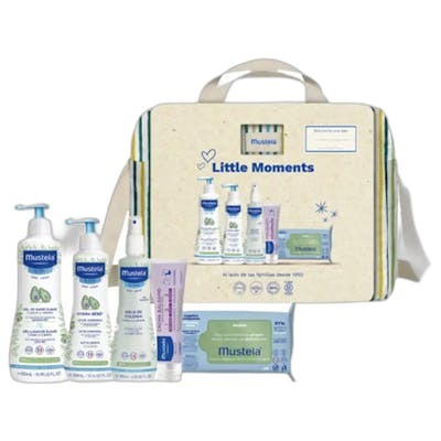 Mustela Kit de toilette Little Moments Rayas - 6 pièces Mustela Kit de toilette Little Moments Rayas - 6 pièces