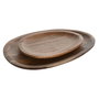 Service de vaisselle Home ESPRIT Naturel Bois d'acacia 26 x 18 x 1,6 cm