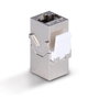 Lindy Coupleur RJ45 Femelle Keystone CAT 6A - Connexion Réseau jusqu'à 500 MHz - Contacts Dorés