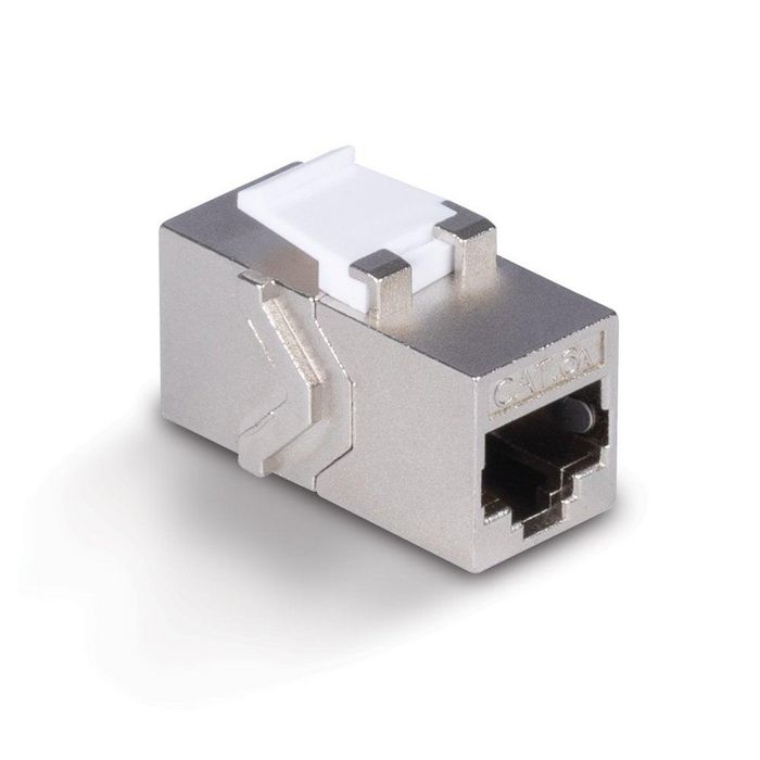 Lindy Coupleur RJ45 Femelle Keystone CAT 6A - Connexion Réseau jusqu'à 500 MHz - Contacts Dorés Lindy Coupleur RJ45 Femelle Keystone CAT 6A - Connexion Réseau jusqu'à 500 MHz - Contacts Dorés