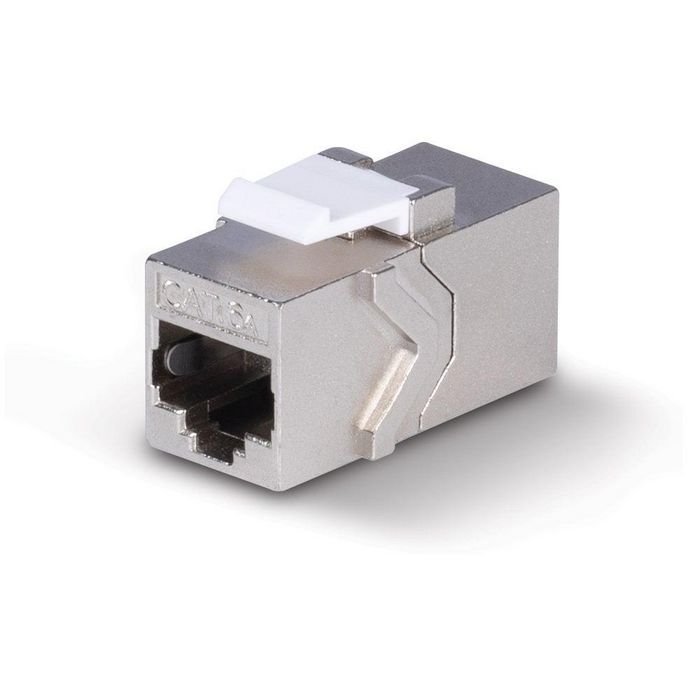 Lindy Coupleur RJ45 Femelle Keystone CAT 6A - Connexion Réseau jusqu'à 500 MHz - Contacts Dorés Lindy Coupleur RJ45 Femelle Keystone CAT 6A - Connexion Réseau jusqu'à 500 MHz - Contacts Dorés
