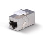 Lindy Coupleur RJ45 Femelle Keystone CAT 6A - Connexion Réseau jusqu'à 500 MHz - Contacts Dorés
