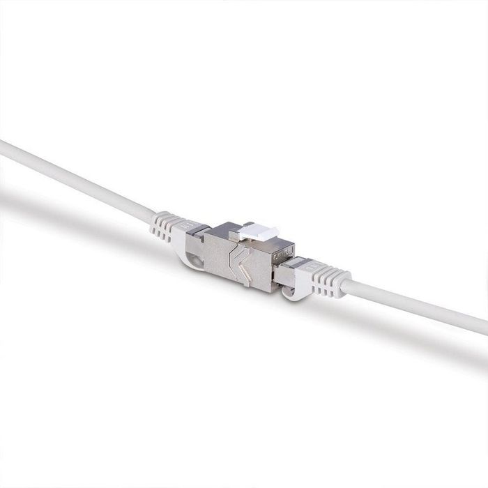 Lindy Coupleur RJ45 Femelle Keystone CAT 6A - Connexion Réseau jusqu'à 500 MHz - Contacts Dorés Lindy Coupleur RJ45 Femelle Keystone CAT 6A - Connexion Réseau jusqu'à 500 MHz - Contacts Dorés