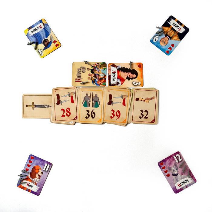 Magic Box Jeu de société Knives Out PJT112IN11 – Trahisons et alliances pour trône, +8 ans Magic Box Jeu de société Knives Out PJT112IN11 – Trahisons et alliances pour trône, +8 ans