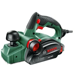 Bosch Rabot Electrique PHO 2100 680W avec Lame Woodrazor pour Portes et Fenêtres, Largeur de Rabotage 82 mm, Éjection des Copeaux
