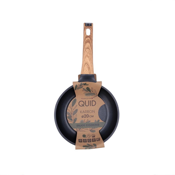 Quid Sartén Aluminio Fundido Karbon 20 cm (6 Unidades) Negro Mate Antiadherente Inducción Vitrocerámica Eléctrica Gas Quid Sartén Aluminio Fundido Karbon 20 cm (6 Unidades) Negro Mate Antiadherente Inducción Vitrocerámica Eléctrica Gas