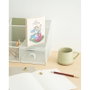 ERIK - Bloc de notes et étiquettes adhésives Alice au Pays des Merveilles Disney - Format A6 (11x15.5cm) - Lot de 5 types d'autocollants