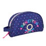 Benetton Nécessaire de Voyage Drop, Taille 28x10x18 cm, Adaptable au Porte-Sac à Dos, Poche Intérieure à Fermeture Éclair, Poignée Latérale