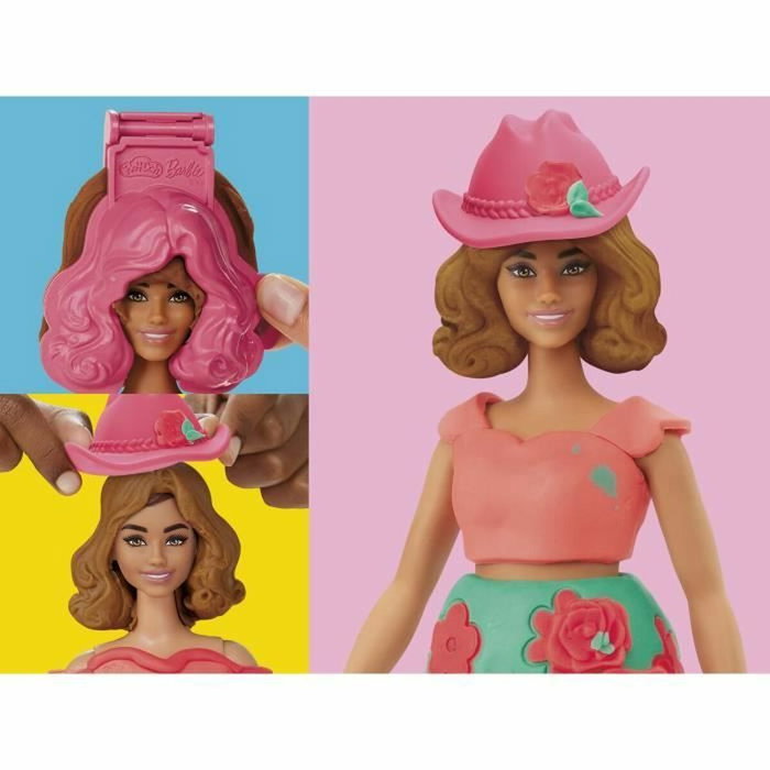 Play-Doh Barbie Fleurons et franges, coffret de pâte à modeler