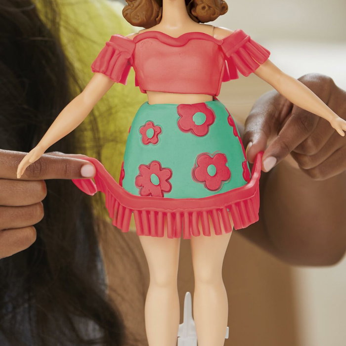 Play-Doh Barbie Fleurons et franges, coffret de pâte à modeler