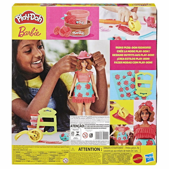 Play-Doh Barbie Fleurons et franges, coffret de pâte à modeler