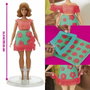Play-Doh Barbie Fleurons et franges, coffret de pâte à modeler