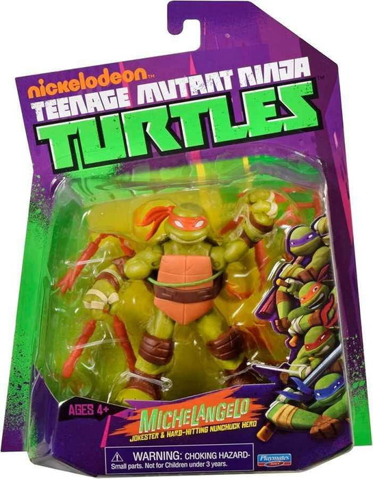 Playmates Teenage Mutant Ninja Turtles World of TMNT figurine Michelangelo 11 cm Playmates Teenage Mutant Ninja Turtles World of TMNT figurine Michelangelo 11 cm