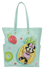 Loungefly Mickey & Minnie Beach Fun Tote Bag