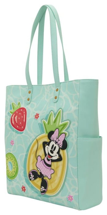 Loungefly Mickey & Minnie Beach Fun Tote Bag Loungefly Mickey & Minnie Beach Fun Tote Bag