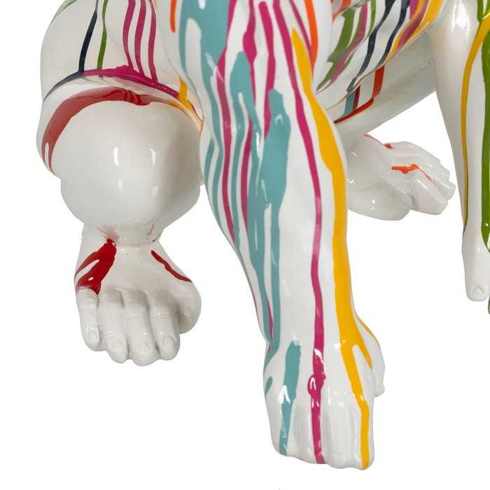 BigBuy Home Figurine Décorative Gorille Multicouleur