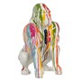 BigBuy Home Figurine Décorative Gorille Multicouleur