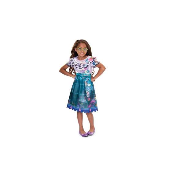 Liragram Déguisement Disney Encanto Mirabel Classique - Taille 5-6 Ans