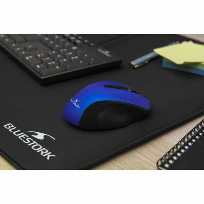 Bluestork OFFICE 75 - Souris sans fil rechargeable Bleu et noir