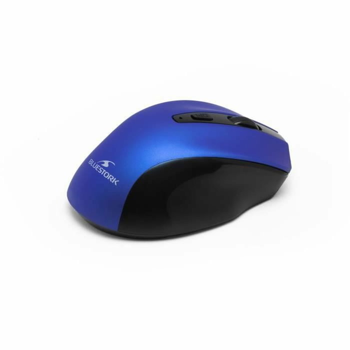 Bluestork OFFICE 75 - Souris sans fil rechargeable Bleu et noir