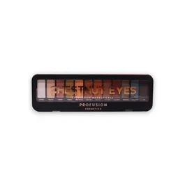 Profusion Cosmetics Chestnut Eyes Palette de fards à paupières, 12 nuances