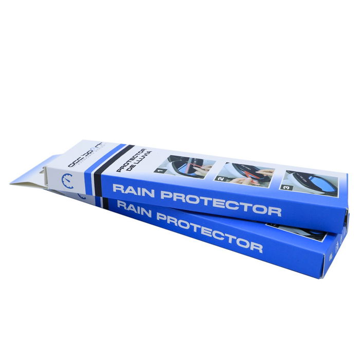 Occ Sport OCCDEC020 Protecteur De Pluie Pour Miroir Rétroviseur Latéral Fumé Pack De 2 PVC Universel