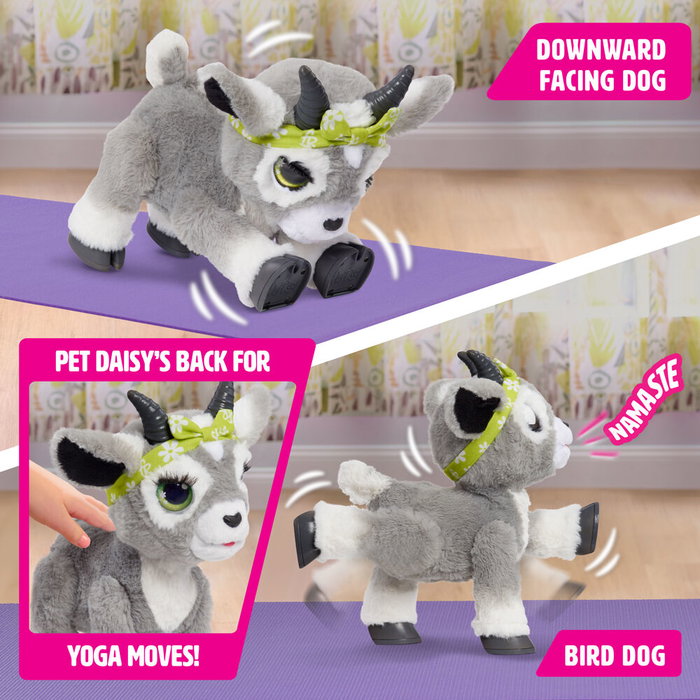 JUST PLAY Peluche interactive Cabra Daisy Yoga FurReal JUST PLAY Peluche interactive Cabra Daisy Yoga FurReal