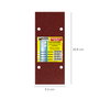 WOLFPACK LINEA PROFESIONAL Lot de 10 feuilles de ponçage avec trous 93x228 mm, grain 180