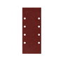 WOLFPACK LINEA PROFESIONAL Lot de 10 feuilles de ponçage avec trous 93x228 mm, grain 180