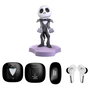 EXQUISITE GAMING Mini Cable Guy - Casque audio Bluetooth sans fil intra-auriculaire, licence Disney La Nuit avant Noël, Bluetooth 5.3, réduction de bruit, boîtier de charge USB-C