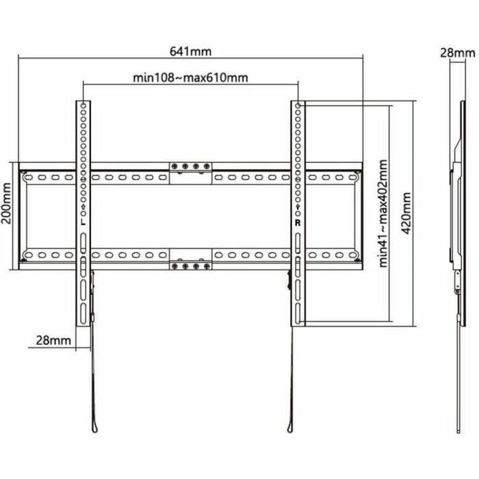 Stell Support TV fixe SLIM SHO 5210 Stell Support TV fixe SLIM SHO 5210