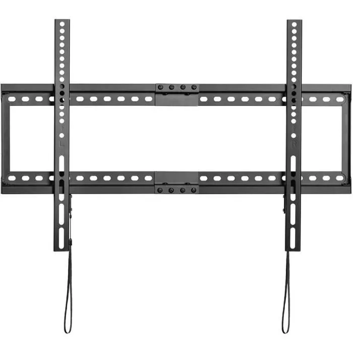Stell Support TV mural fixe ultra mince SLIM modèle SHO 5210 pour téléviseurs 37 à 80 pouces (75 kg), compatibilité VESA, fixation à 2.8 cm du mur
