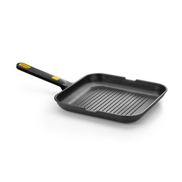 Bra Daily Pro Poêle à griller en aluminium fondu, 28 cm