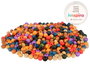 Innspiro Bote de 1000 perles en bois de 8 mm assorties et 10 m de fil élastique
