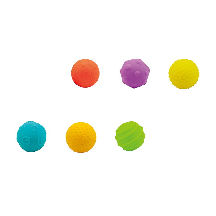 Tachan Pelote Sensorielle Météorite avec 5 Balles Emboîtables - Jouet d'Éveil Motricité Fine pour Bébé dès 6 Mois