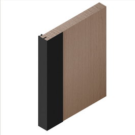 Herrajes Alk - Perfil Vertical Ducado 2,75 m - Plate, blanc, noir - Finition mate - Sp19