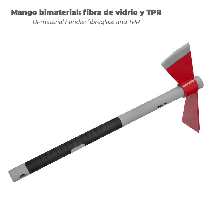 WOLFPACK LINEA PROFESIONAL Alcotana 811 500g avec manche en fibre de verre