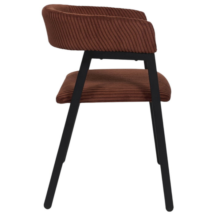 Home Deco Factory Chaise Design Scott Terracotta