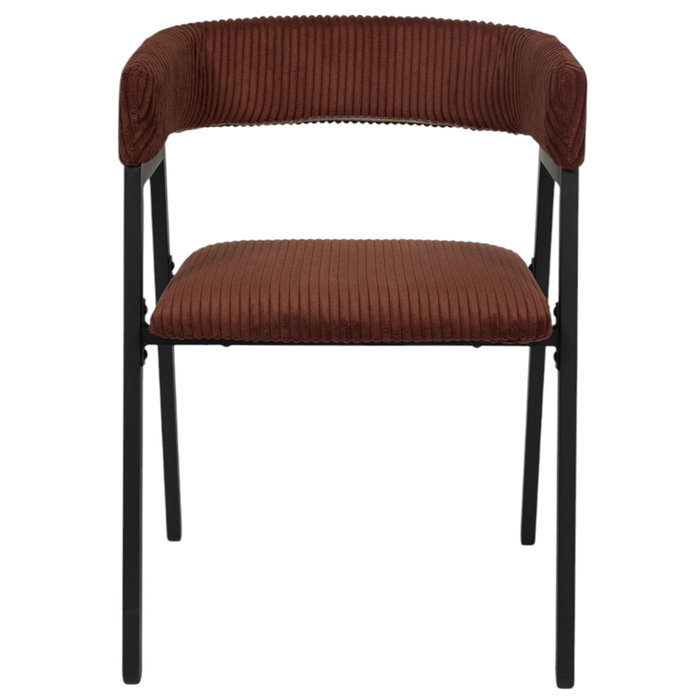 Home Deco Factory Chaise Design Scott Terracotta