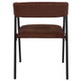 Home Deco Factory Chaise Design Scott Terracotta
