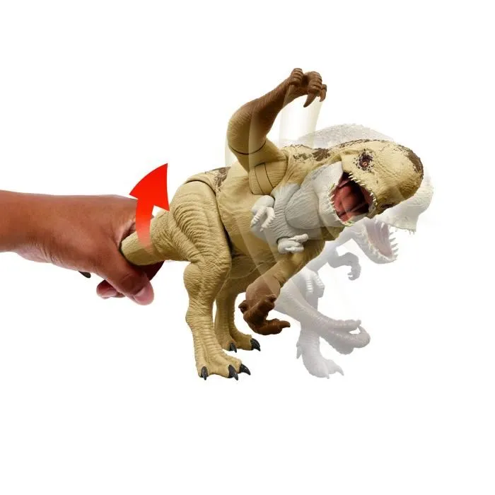 Jurassic World Figurine d'action ultime Distortus Rex Battle, 56 cm, JGB58